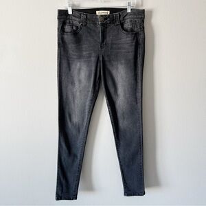 Democracy Ab Solution Technology Charcoal Gray Highrise Skinny Jeans Size 10